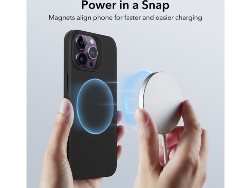 Ochranný kryt pro iPhone 14 Pro MAX - ESR, Classic Hybrid HaloLock Black