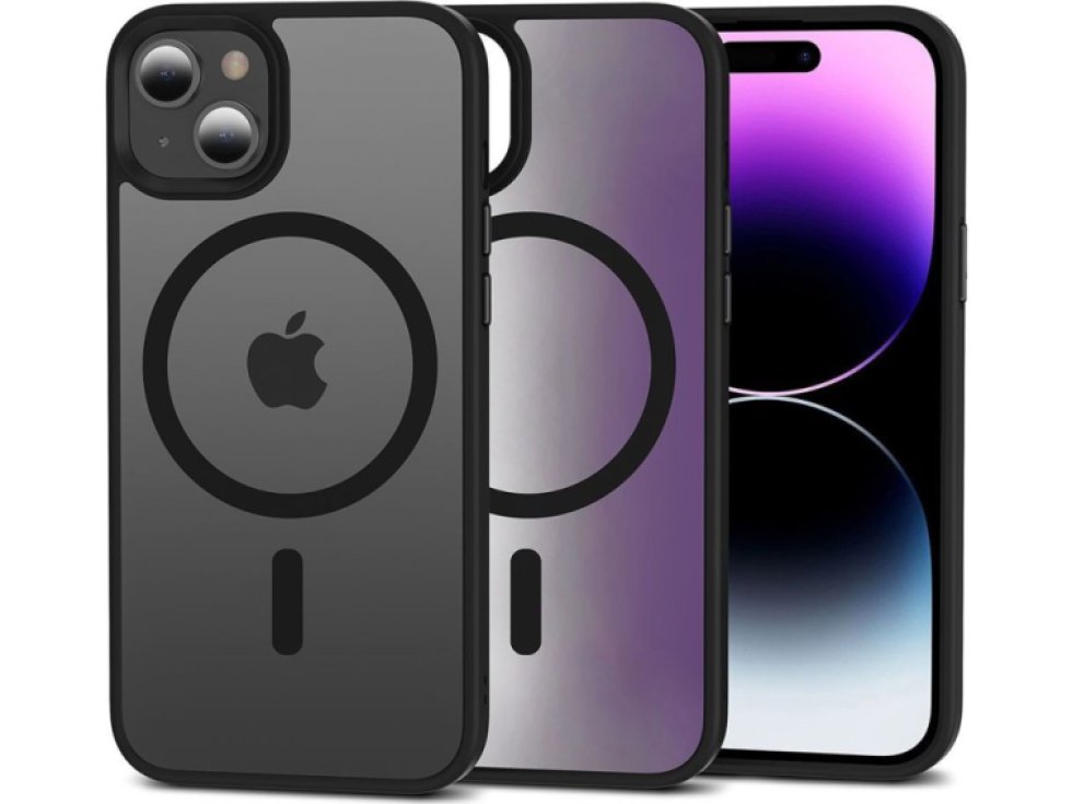 Ochranný kryt na iPhone 15 - Tech-Protect, Magmat MagSafe Matte Black