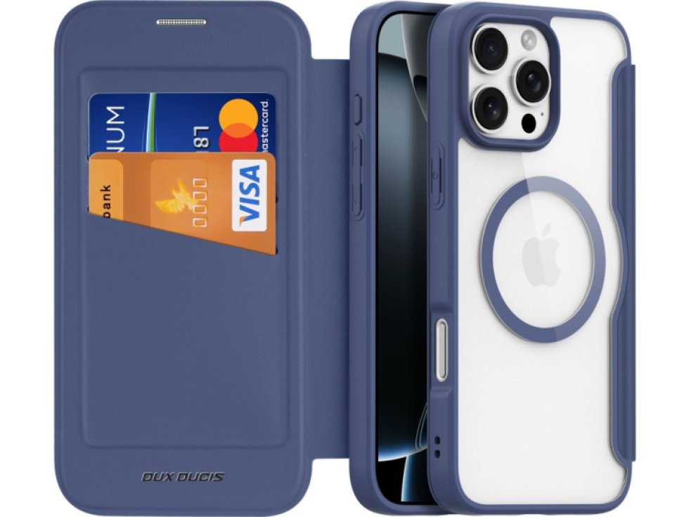 Ochranné pouzdro na iPhone 16 Pro MAX - DuxDucis, SkinX Pro with MagSafe Blue