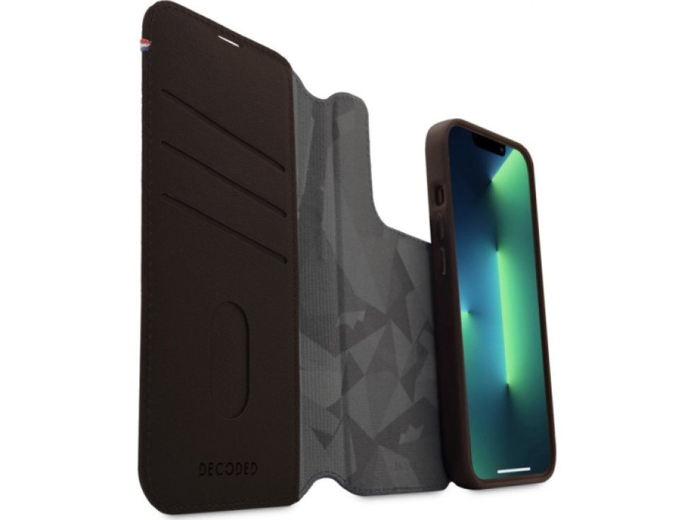 Ochranné pouzdro na iPhone 14 Pro - Decoded, 2in1 Detachable Wallet Brown