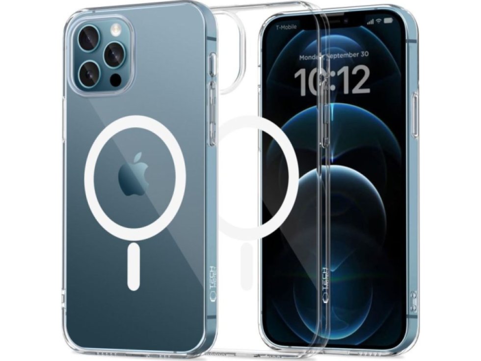Ochranný kryt na iPhone 12 / 12 Pro - Tech-Protect, FlexAir MagSafe Clear