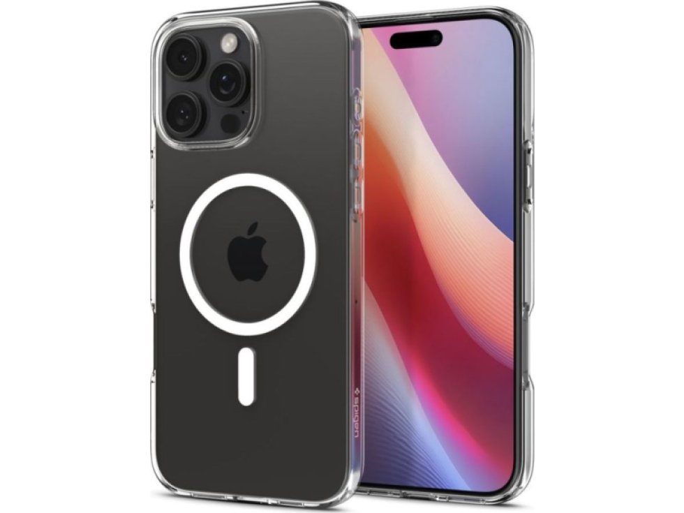 Ochranný kryt na iPhone 16 Pro - Spigen, Liquid Crystal MagSafe Crystal Clear
