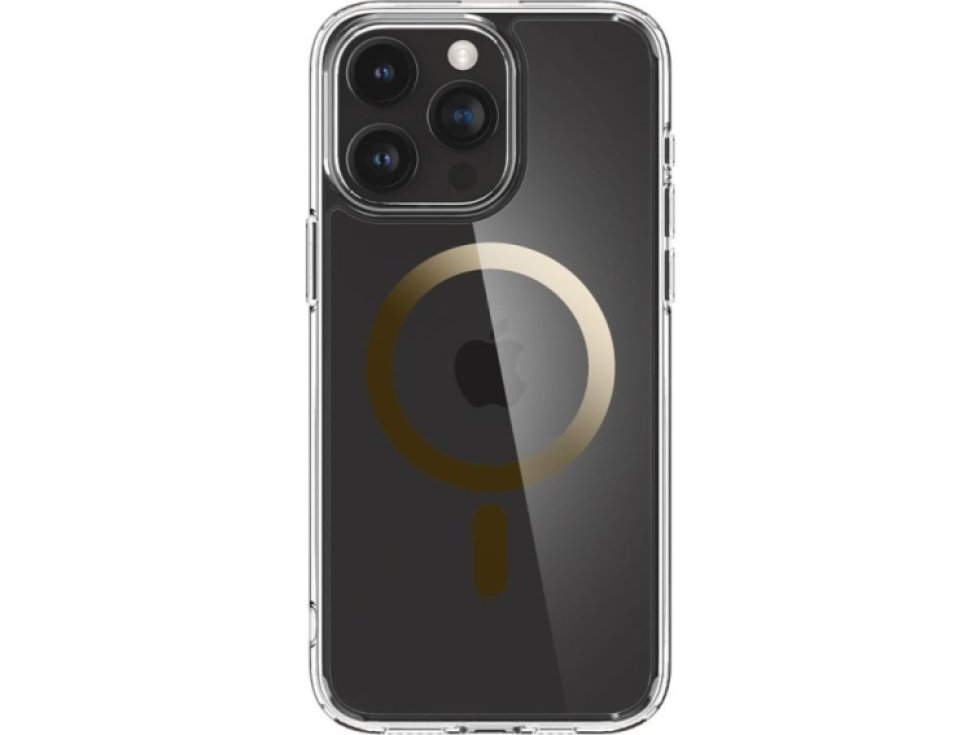 Ochranný kryt na iPhone 15 Pro MAX - Spigen, Ultra Hybrid MagSafe Gold