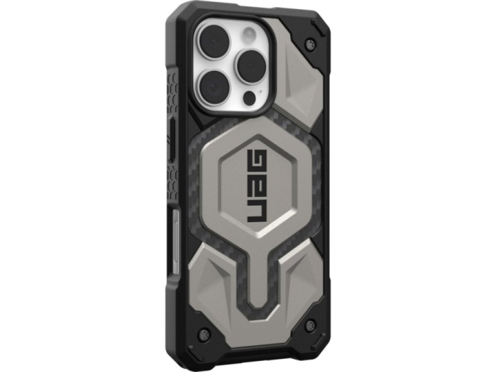 Ochranný kryt na iPhone 16 Pro - UAG, Monarch Pro MagSafe Titanium
