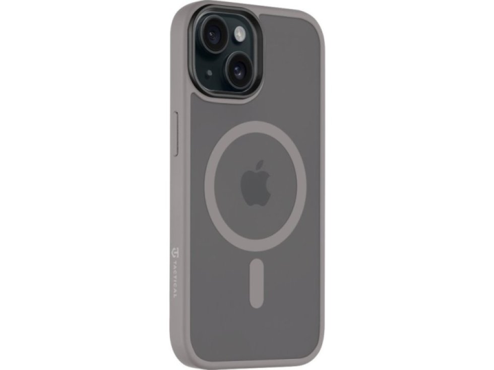 Ochranný kryt na iPhone 15 - Tactical, MagForce Hyperstealth Light Grey