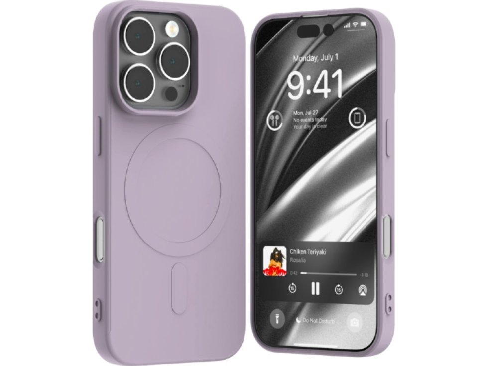 Ochranný kryt na iPhone 16 Pro - Mercury, SemiSilicon MagSafe Purple
