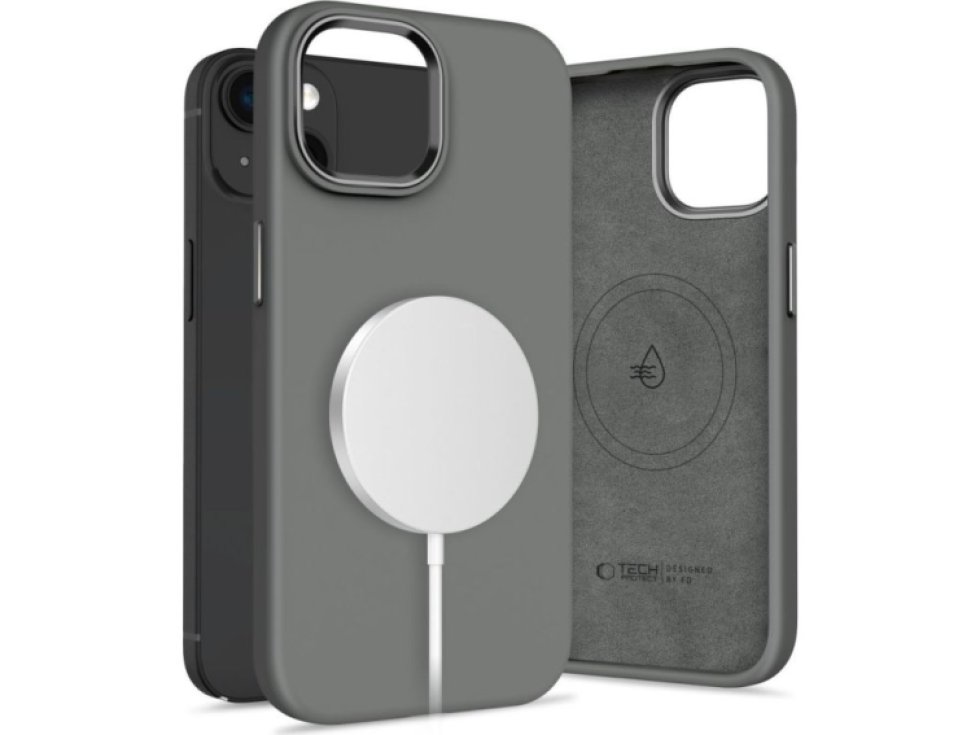 Ochranný kryt na iPhone 15 - Tech-Protect, Pure MagSafe Clay