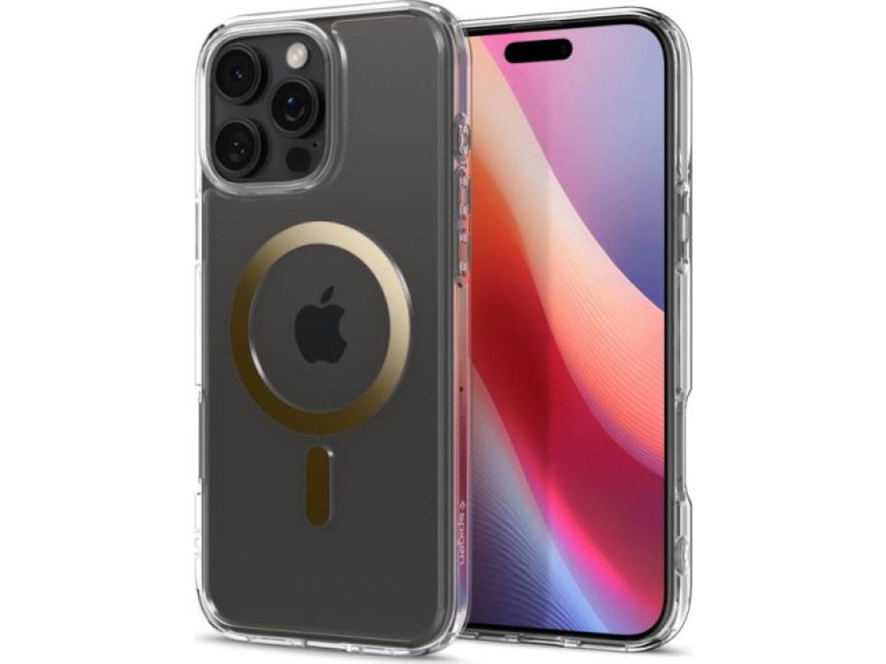 Ochranný kryt na iPhone 16 Pro MAX - Spigen, Ultra Hybrid MagSafe Gold