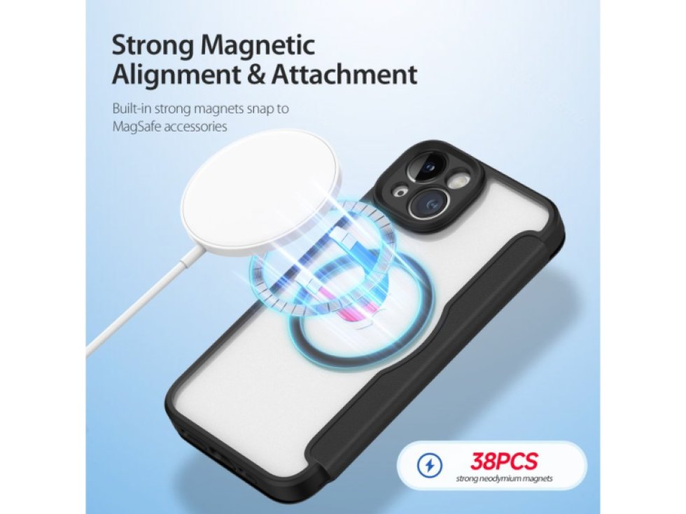 Ochranné pouzdro pro iPhone 14 - DuxDucis, SkinX Pro with MagSafe Black