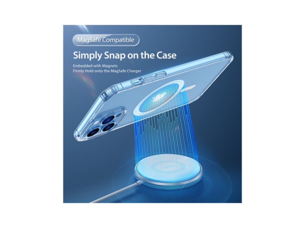 Ochranný kryt pro iPhone 13 Pro MAX - DuxDucis, Clin Case with MagSafe