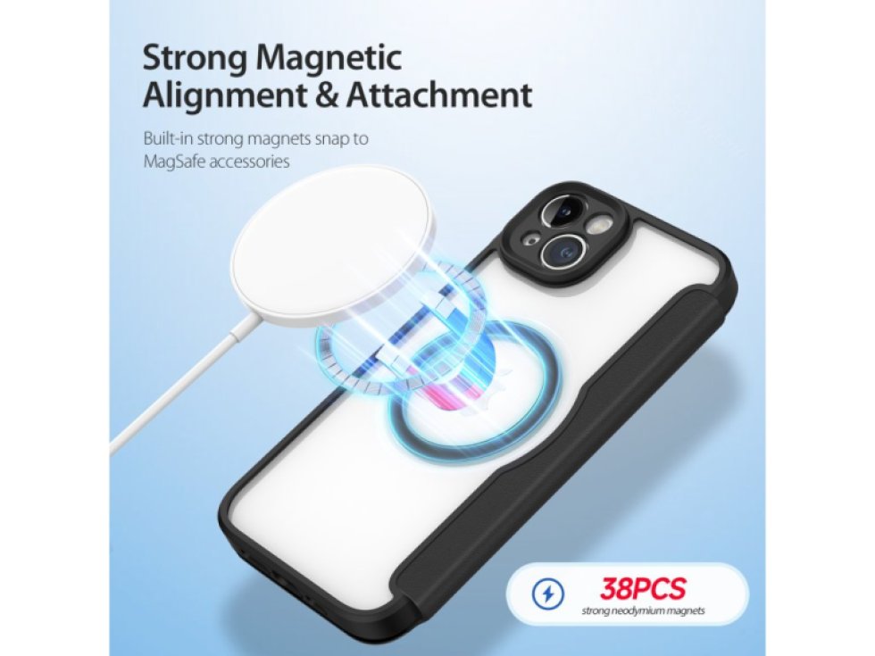 Ochranné pouzdro pro iPhone 14 PLUS - DuxDucis, SkinX Pro with MagSafe Black