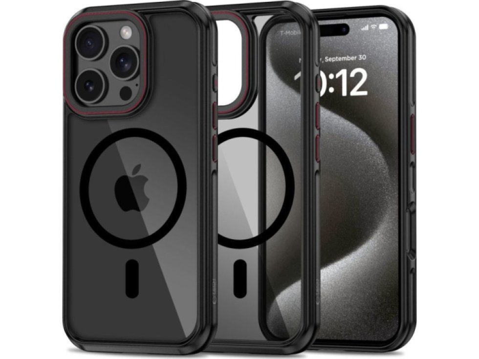 Ochranný kryt na iPhone 16 Pro - Tech-Protect, Maghybrid MagSafe Black