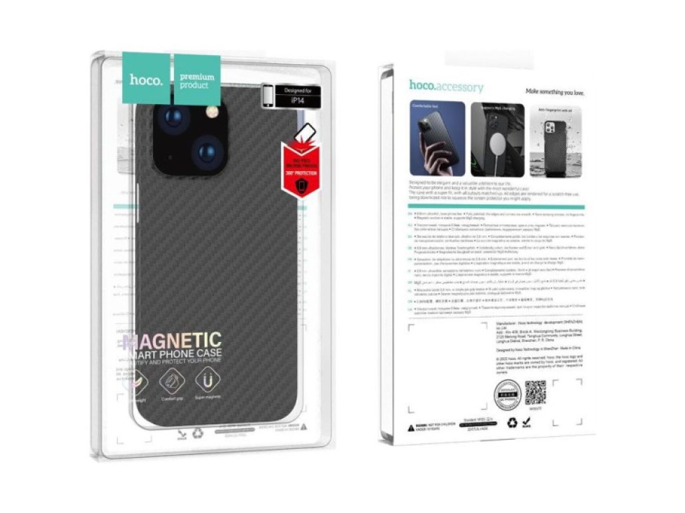 Ochranný kryt pro iPhone 14 - Hoco, Cave Magnetic