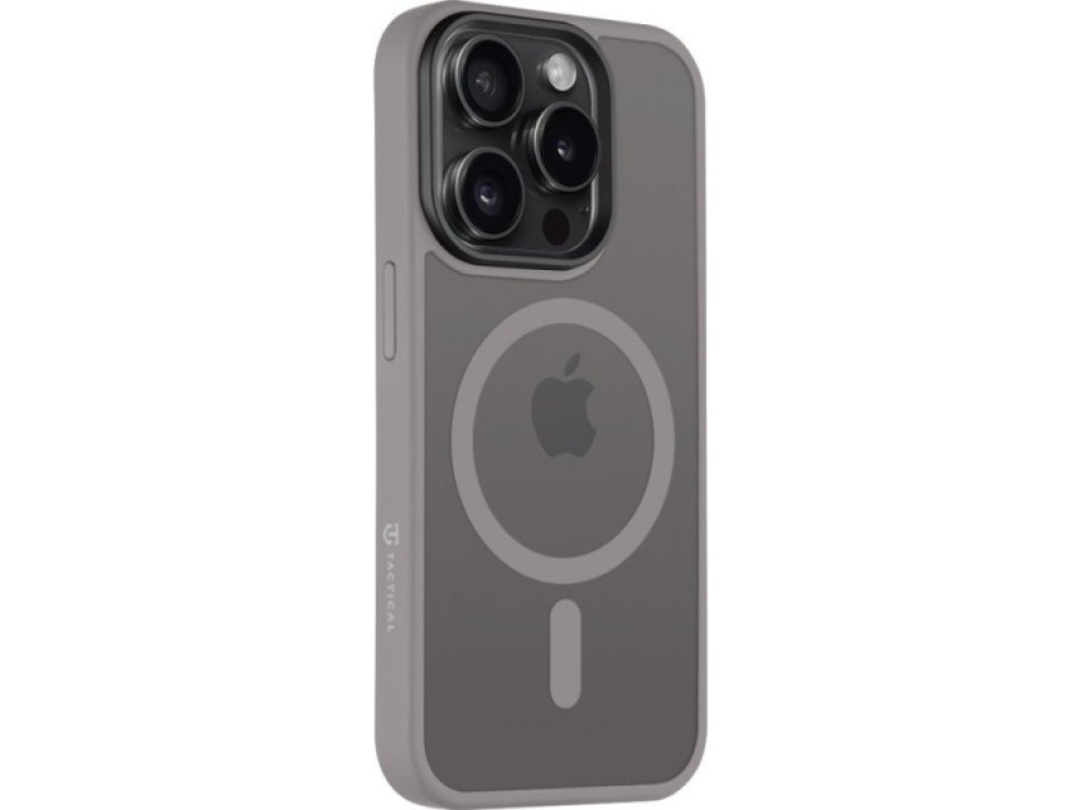 Ochranný kryt pro iPhone 15 Pro - Tactical, MagForce Hyperstealth Light Grey