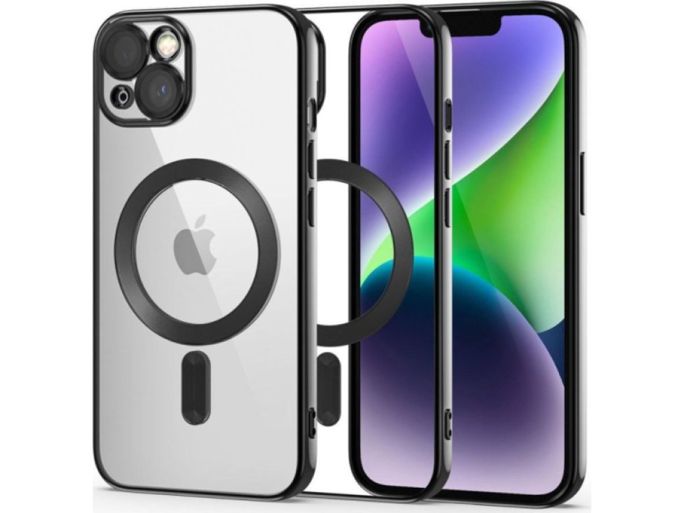 Ochranný kryt pro iPhone 14 - Tech-Protect, Magshine MagSafe Black