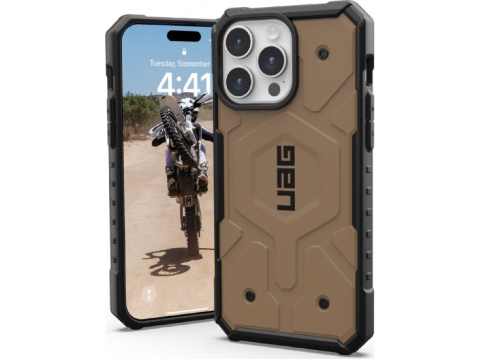 Ochranný kryt na iPhone 15 Pro MAX - UAG, Pathfinder MagSafe Dark Earth