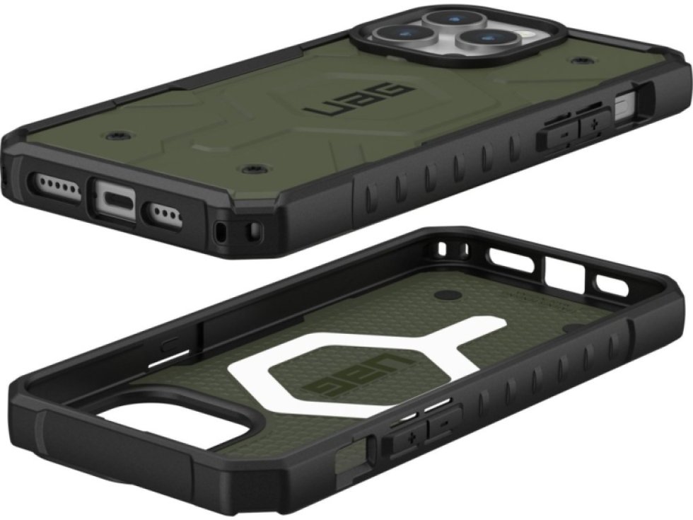 Ochranný kryt na iPhone 15 Pro MAX - UAG, Pathfinder MagSafe Olive Drap