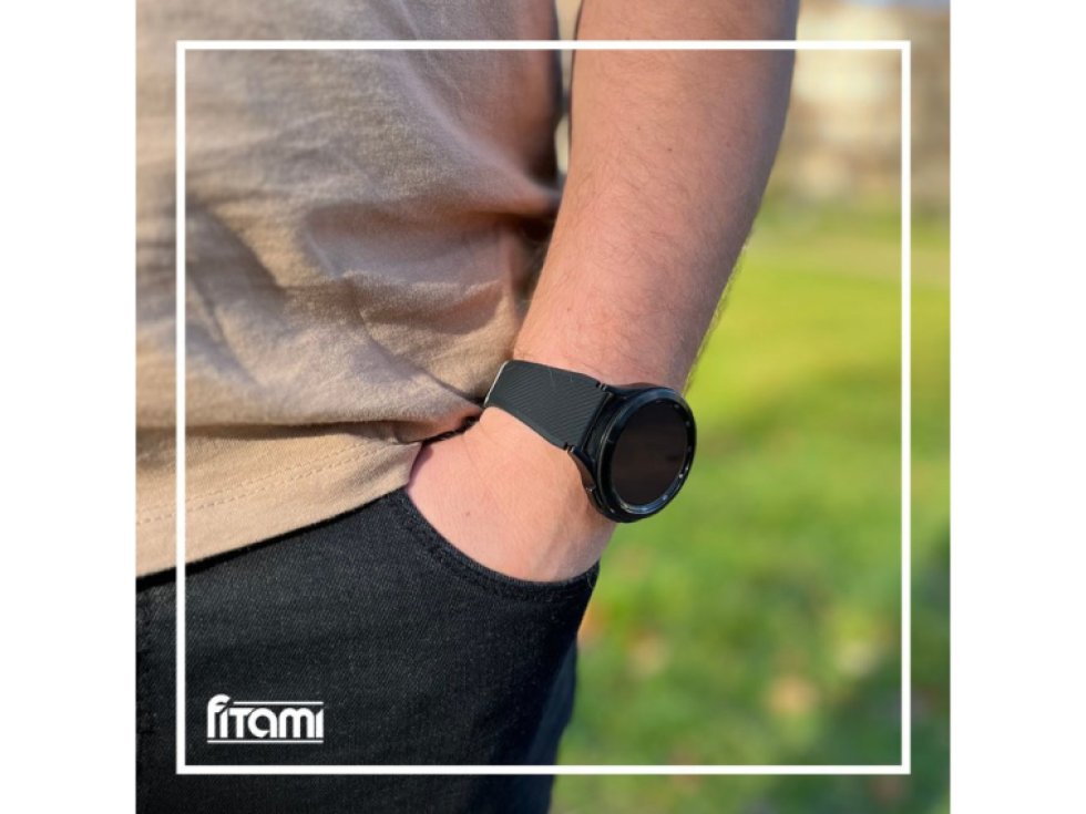 Vroubkovaný řemínek pro chytré hodinky 22mm