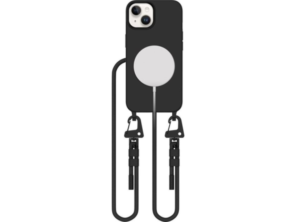 Kryt se šňůrkou na iPhone 14 - Tech-Protect, Magnecklace MagSafe Black