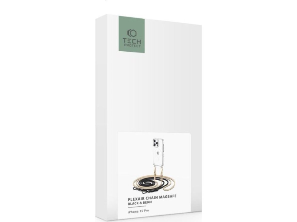 Kryt se šňůrkou na iPhone 15 Pro - Tech-Protect, FlexAir Chain MagSafe