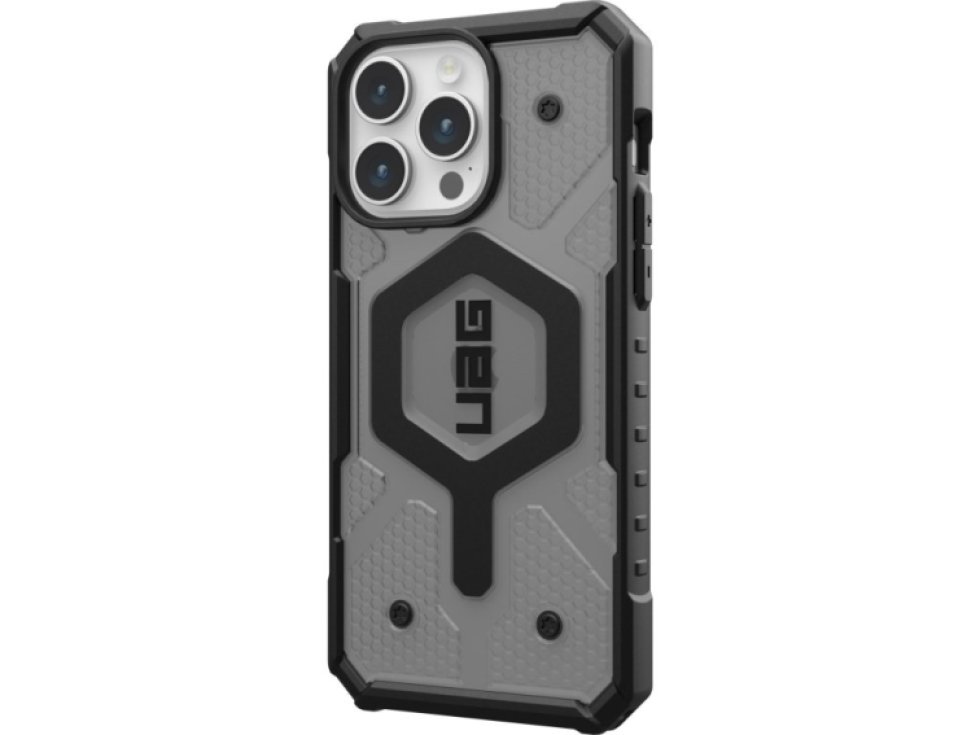 Ochranný kryt na iPhone 15 Pro MAX - UAG, Pathfinder MagSafe Ash