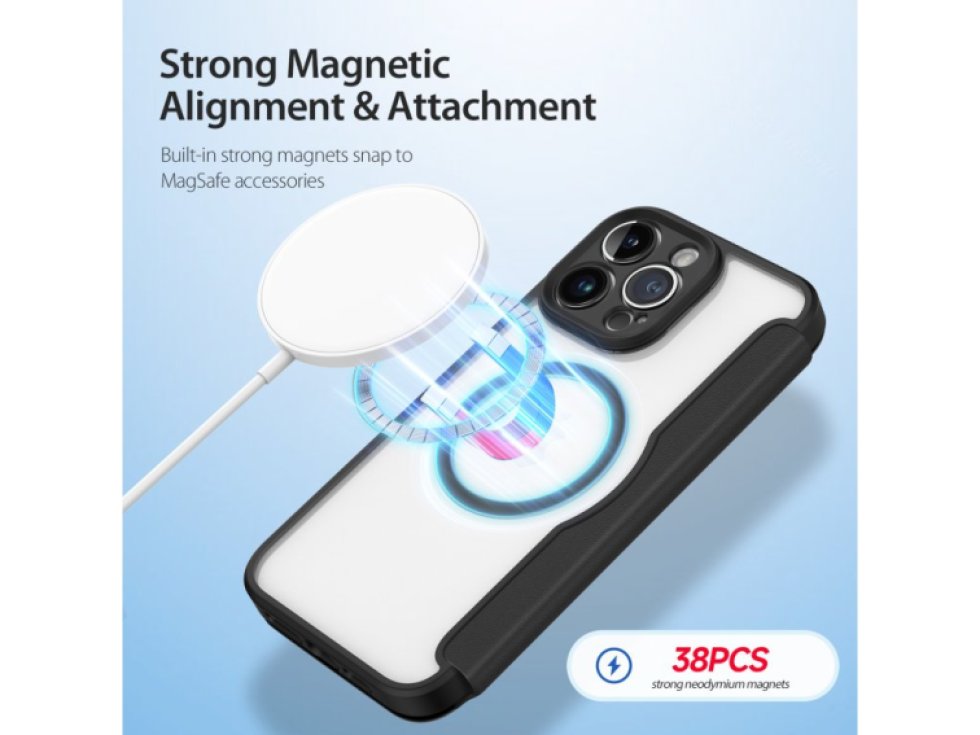 Ochranné pouzdro pro iPhone 14 Pro MAX - DuxDucis, SkinX Pro with MagSafe Black