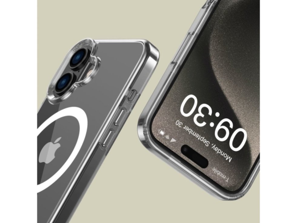 Ochranný kryt na iPhone 16 PLUS - Tech-Protect, Flexair Hybrid MagSafe Clear
