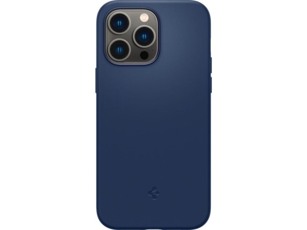 Ochranný kryt pro iPhone 14 Pro MAX - Spigen, Silicone Fit MagSafe Navy Blue