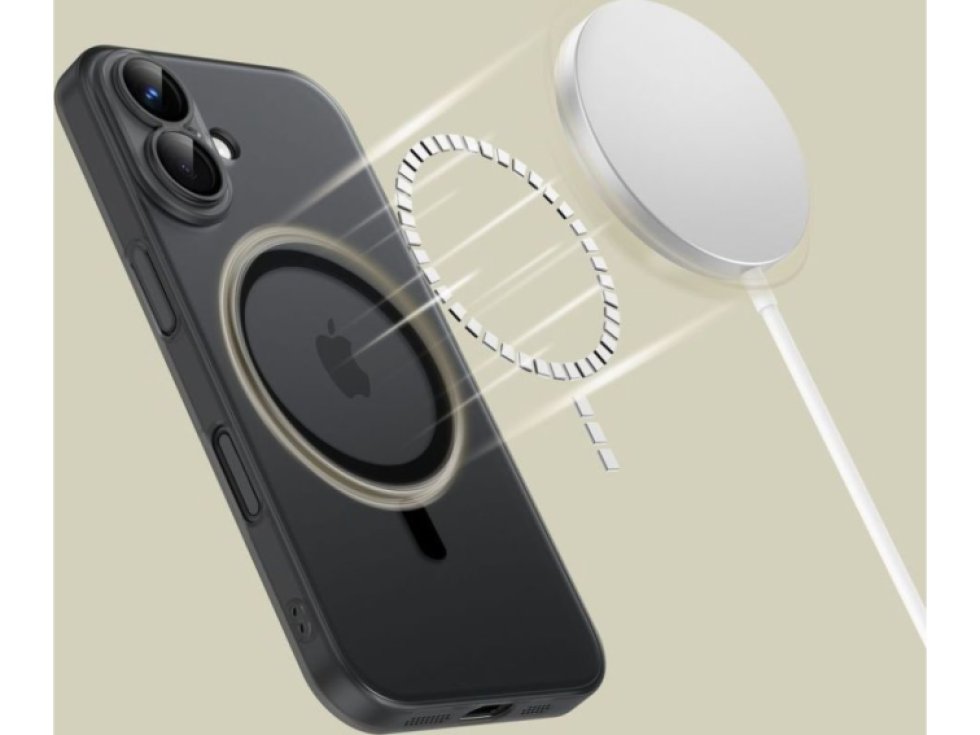 Ochranný kryt na iPhone 15 Pro - Tech-Protect, MagSlim MagSafe Black