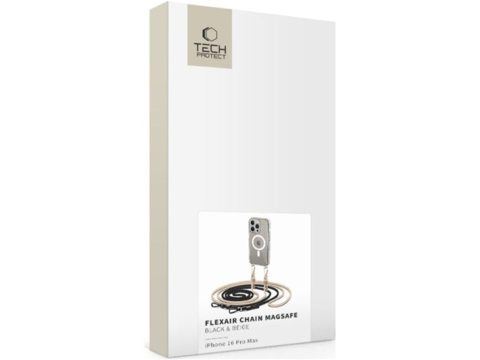 Kryt se šňůrkou na iPhone 16 Pro MAX - Tech-Protect, FlexAir Chain MagSafe