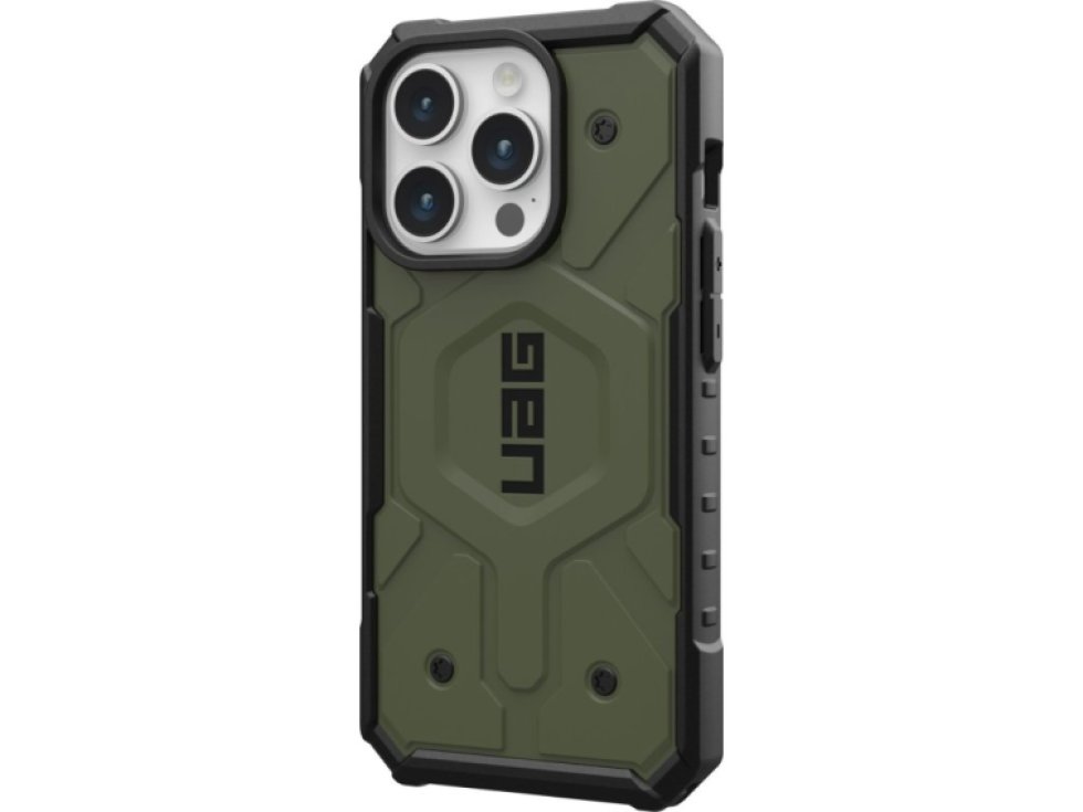 Ochranný kryt na iPhone 15 Pro - UAG, Pathfinder MagSafe Olive Drap