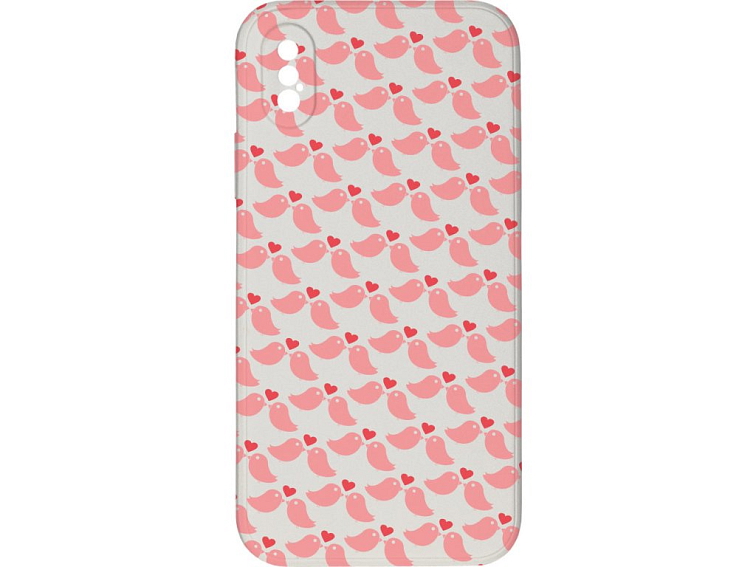 Kryt Ptáčci se srdíčkem pro iPhone X/XS