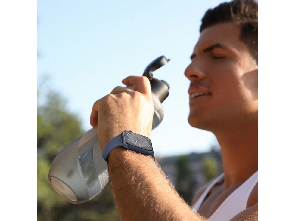 Řemínek pro Apple Watch 44mm / 45mm / 46mm / 49mm - Tech-Protect, Silicone Clay