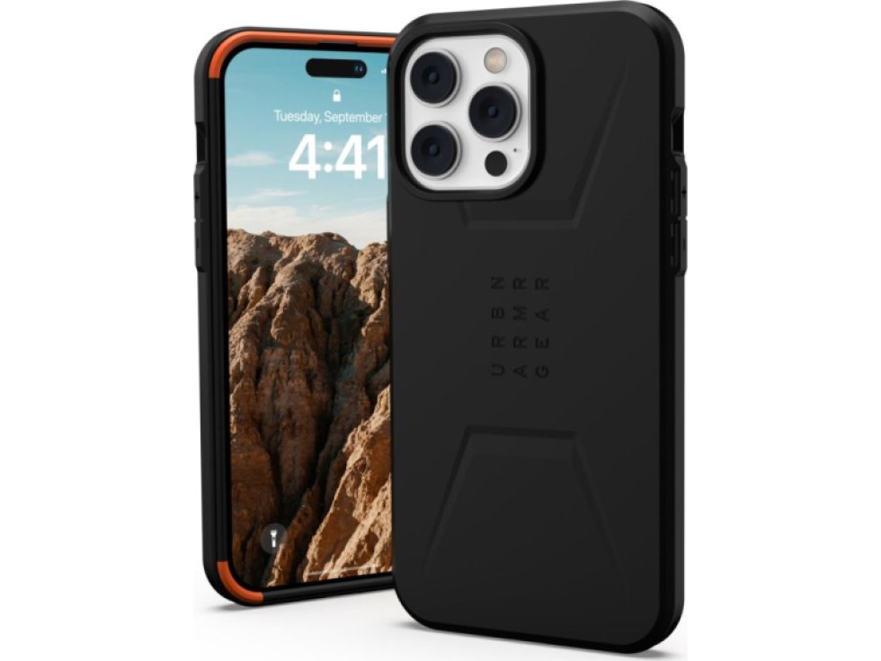 Ochranný kryt pro iPhone 14 Pro MAX - UAG, Civilian MagSafe Black