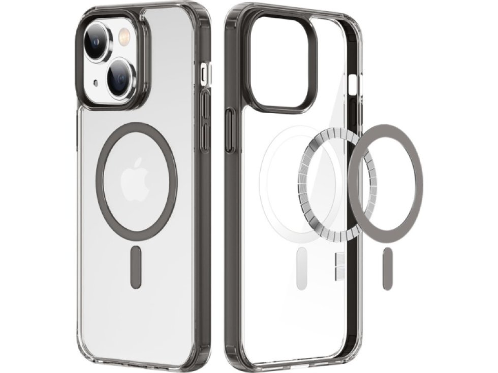 Ochranný kryt pro iPhone 14 PLUS - DuxDucis, Clin2 Gray with MagSafe