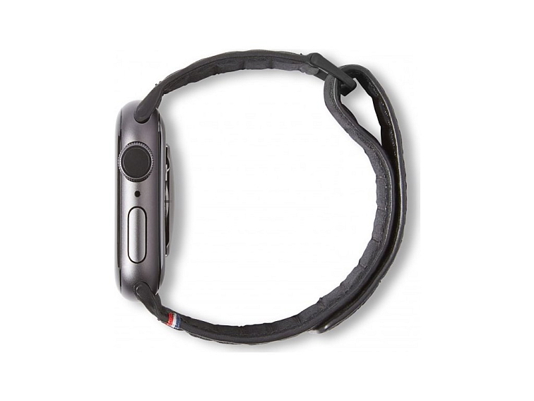 Kožený řemínek pro Apple Watch 38mm / 40mm / 41mm / 42mm - Decoded, Traction Black