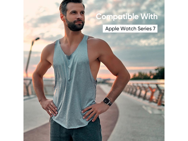 Řemínek pro Apple Watch 44mm / 45mm / 46mm / 49mm - DuxDucis, Sport TornadoGray