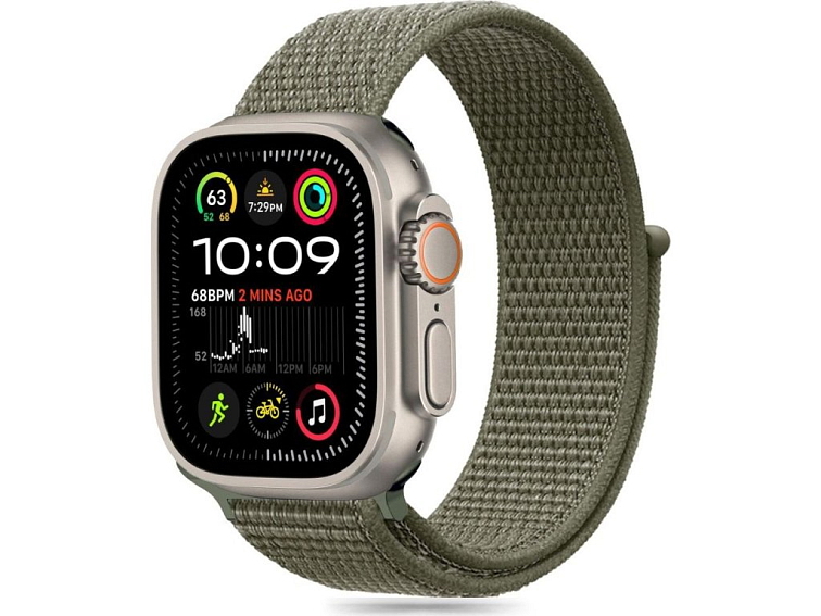 Řemínek pro Apple Watch 44mm / 45mm / 46mm / 49mm - Tech-Protect, Nylon Cargo Khaki