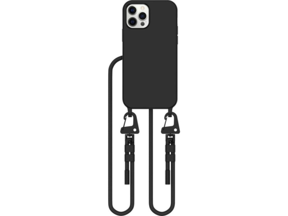 Kryt se šňůrkou na iPhone 12 / 12 Pro - Tech-Protect, Magnecklace MagSafe Black