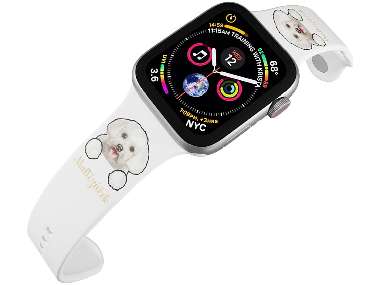 Apple watch řemínek Maltézský psík
