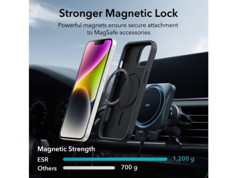 Ochranný kryt pro iPhone 14 PLUS - ESR, Classic Hybrid HaloLock Black