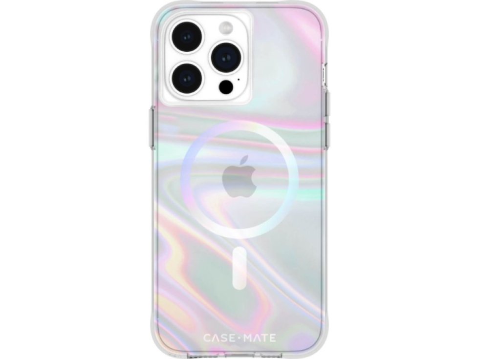 Ochranný kryt na iPhone 15 Pro MAX - Case Mate, Soap Bubble MagSafe