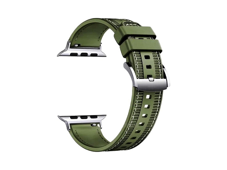 Silikonovo-textilní řemínek pro Apple Watch 42/44/45/46/49mm