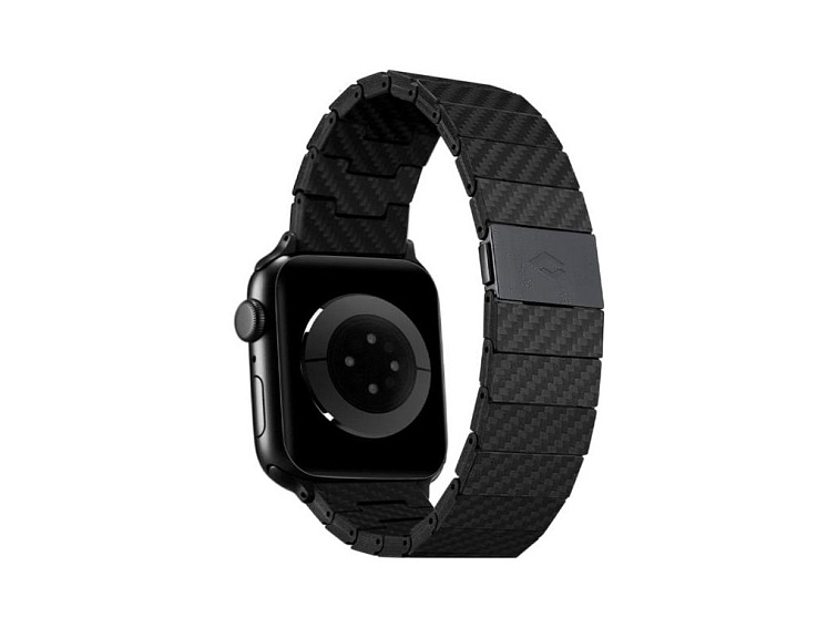 Pásek / řemínek pro Apple Watch 44mm / 45mm / 46mm / 49mm - Pitaka, Carbon Fiber Strap