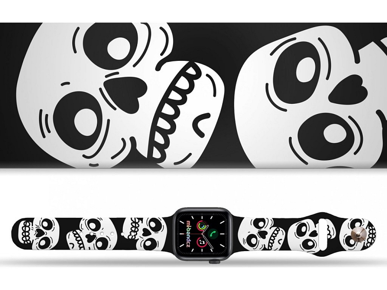 Apple watch řemínek Lebky