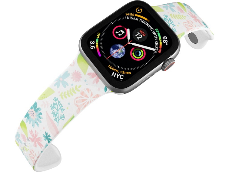 Apple watch řemínek Květy a větvičky