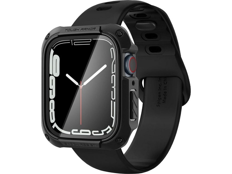 Pouzdro / kryt pro Apple Watch 45mm - Spigen, Tough Armor Black