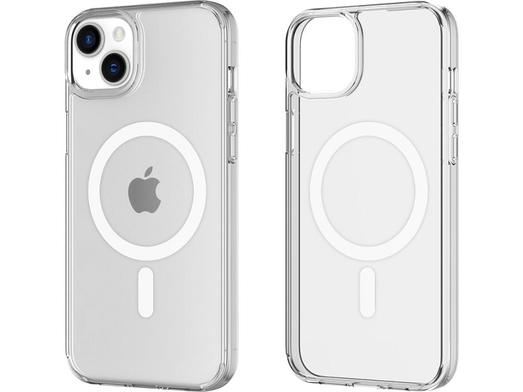 Průhledný tvrzený MagSafe kryt na iPhone 14 Plus