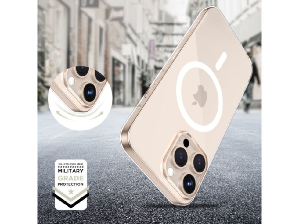 Ochranný kryt na iPhone 16 Pro MAX - Tech-Protect, FlexAir MagSafe Clear