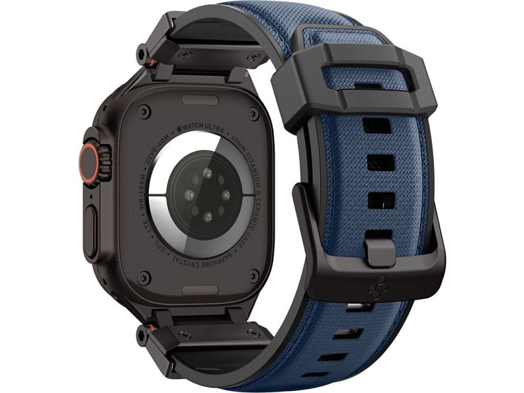 Řemínek pro Apple Watch 44mm / 45mm / 46mm / 49mm - Spigen, Durapro Armor Navy Blue